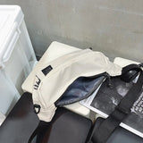 Unisex Nylon Waist Bag Street Hip Hop Belt Phone Pack Chest Shoulder Bags