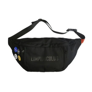 Unisex Large Capacity Banana Chest Bag Hip Hop Waist Bag Canvas Material