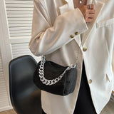 Unistybag Diamonds Chain Crossbody Bag Rhinestones Small Tote Bags Clutch