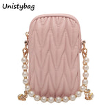 Unistybag Mini Shoulder Bag Women Cellphone Handbag Female Messenger Bag