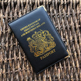UK British Passport Cover Pink Case for Women