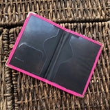 UK British Passport Cover Pink Case for Women
