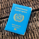 UN Diplomatic Passport Cover Men Women Special Agency Covers Laissez-passer Hold