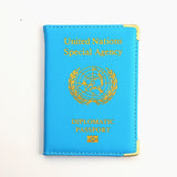UN Diplomatic Passport Cover Men Women Special Agency Covers Laissez-passer Hold