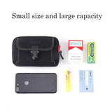 Universal 7'' Waterproof Canvas Phone Bag Outdoor Travel Waist Belt Pouch