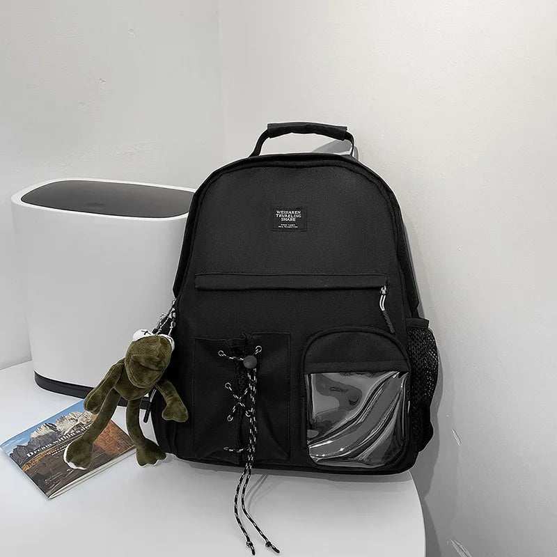 Casual Large Capacity Backpack for Women Men College School Rucksack