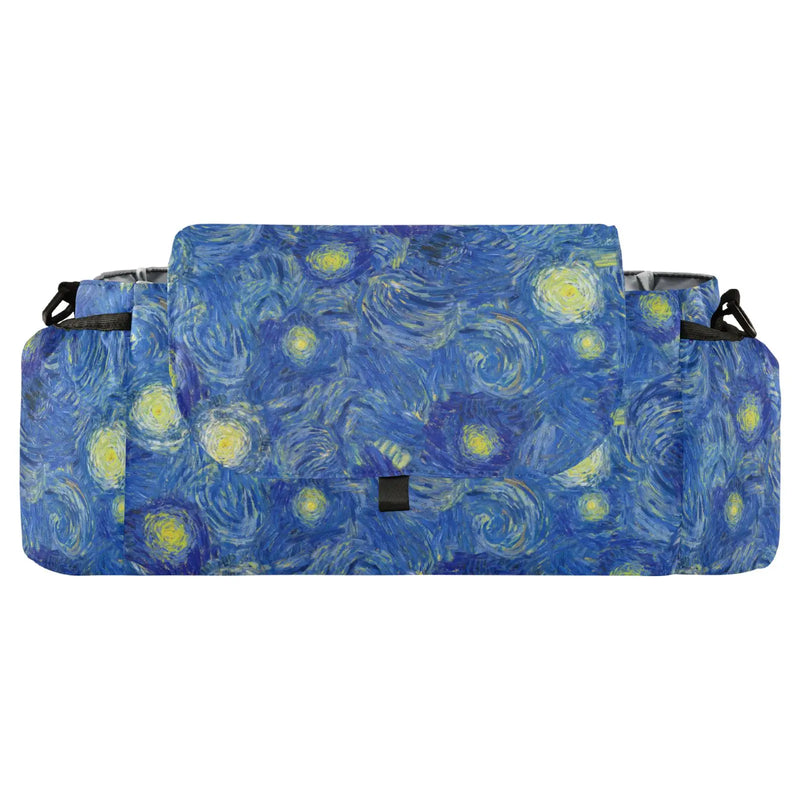 Van Gogh Oil Painting Pram Organizer Bottle Holder Stroller Bag