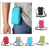 Canvas Sport Waist Packs Zippered Bag for Phones Below 6.0 Inches