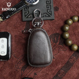 Leather Car Key Holder Bag Mini Key Housekeeper Wallets