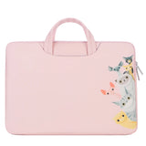 13 inch Laptop Handbag Double Zipper Sleeve Briefcase