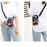 Universal Mobile Phone Bags Wallet Cases Arm Shoulder Crossbody Handbags