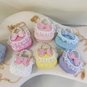 One Shoulder Crossbody PU Small Square Children's Backpack