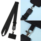Adjustable Phone Lanyard Nylon Soft Rope Cell Phone Hanging Cord Holder