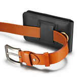 PU Leather Waist Pouch for Smartphone Carry Belt Clip Case Cover