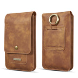 PU Leather Waist Pouch for Smartphone Carry Belt Clip Case Cover