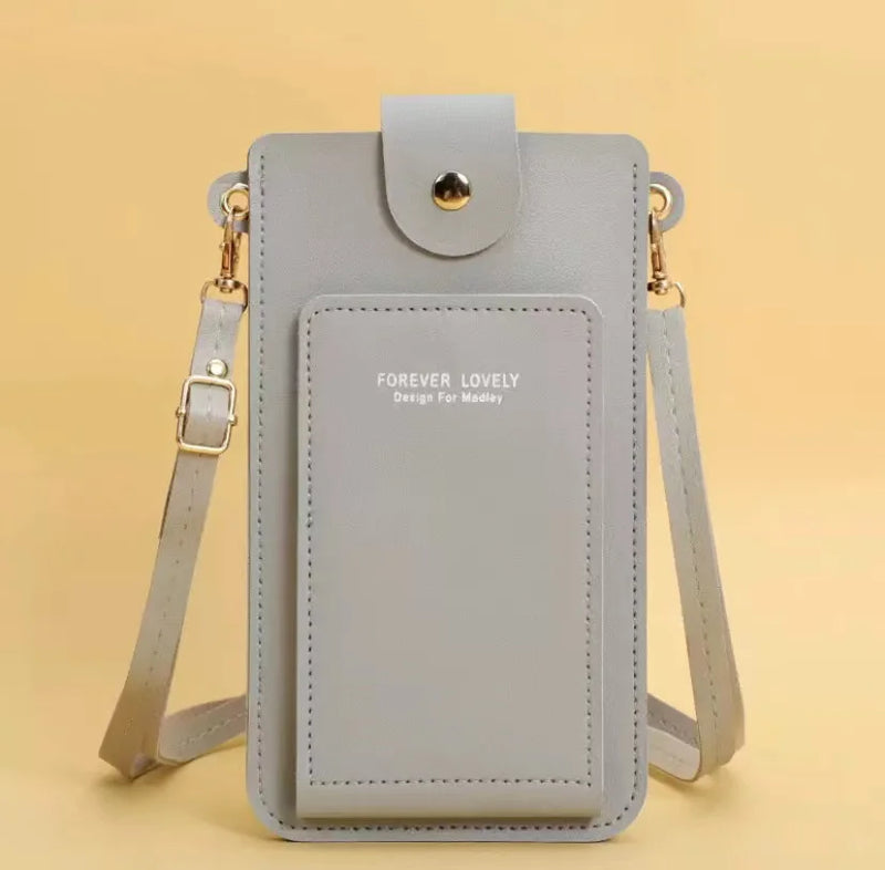 Touch Screen Mobile Phone Bag Wallets Card Pack Purse Women's Shoulder Bags