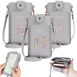 Touch Screen Mobile Phone Bag Wallets Card Pack Purse Women's Shoulder Bags