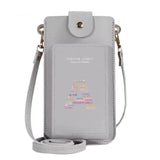 Touch Screen Mobile Phone Bag Wallets Card Pack Purse Women's Shoulder Bags