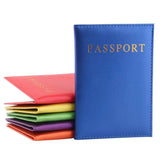 Pink Pu Leather Passport Cover Lovely Girl Case