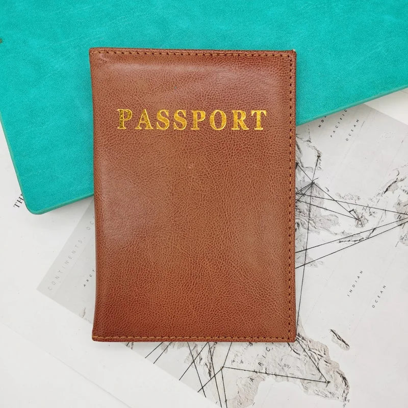 Leather Pink Passport Holder Lovely Girl Passport Case