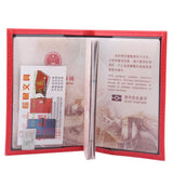 Pink PU Leather Passport Cover for Women
