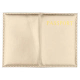 Pink PU Leather Passport Cover for Women