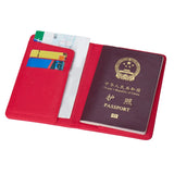 Pink Pu Leather Passport Cover Lovely Girl Holder