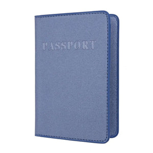 Nubuck Leather Passport Holder Cover for Men and Women