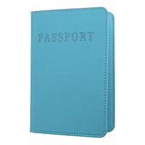 Nubuck Leather Passport Holder Cover for Men and Women