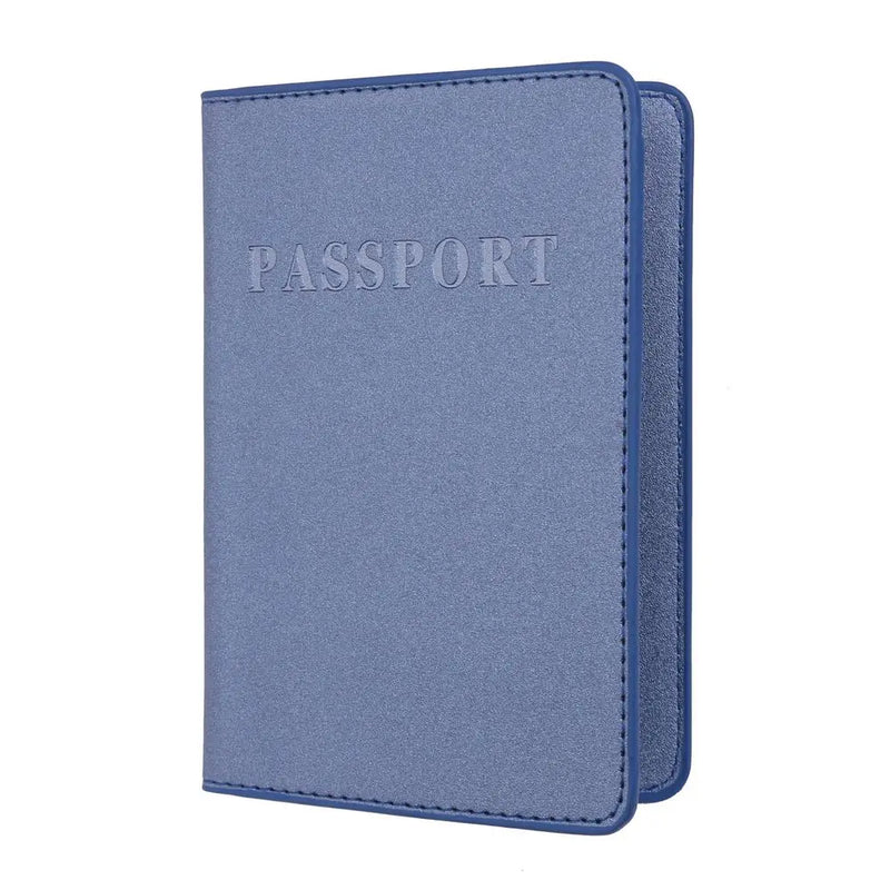 Nubuck Leather Passport Holder Cover for Men and Women
