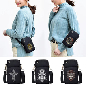 Waterproof Cell Phone Case for iPhone 12 11 Pro Max Samsung - Skull Design