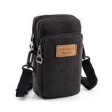 Waterproof Multifunctional Canvas Phone Bag Shoulder Bag Man Handbag
