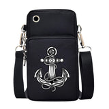 Waterproof Shoulder Phone Bag for Iphone 12 11, Skull Theme Crossbody Pouch
