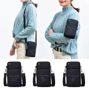 Constellation Print Shoulder Waist Bag for iPhone/Huawei