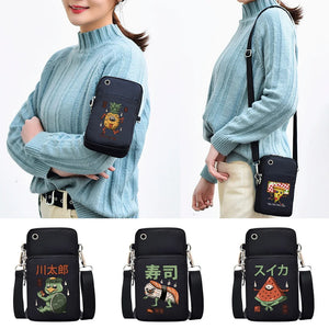 Monster Print Cell Poch Bag for Mobile Phone Shoulder Bags