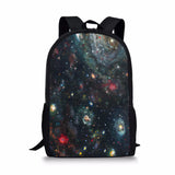Universe Style Print Large Schoolbag Student School Backpack