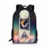 Universe Style Print Large Schoolbag Student School Backpack