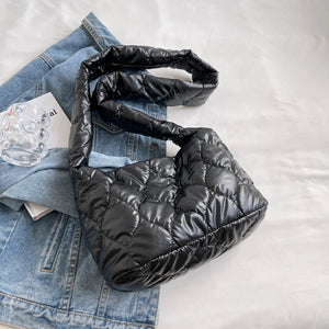 Unixinu Women's Messenger Bag Winter Quilted Ultra Light Female Shoulder Bag