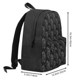 Classic Black Backpack for Men and Women