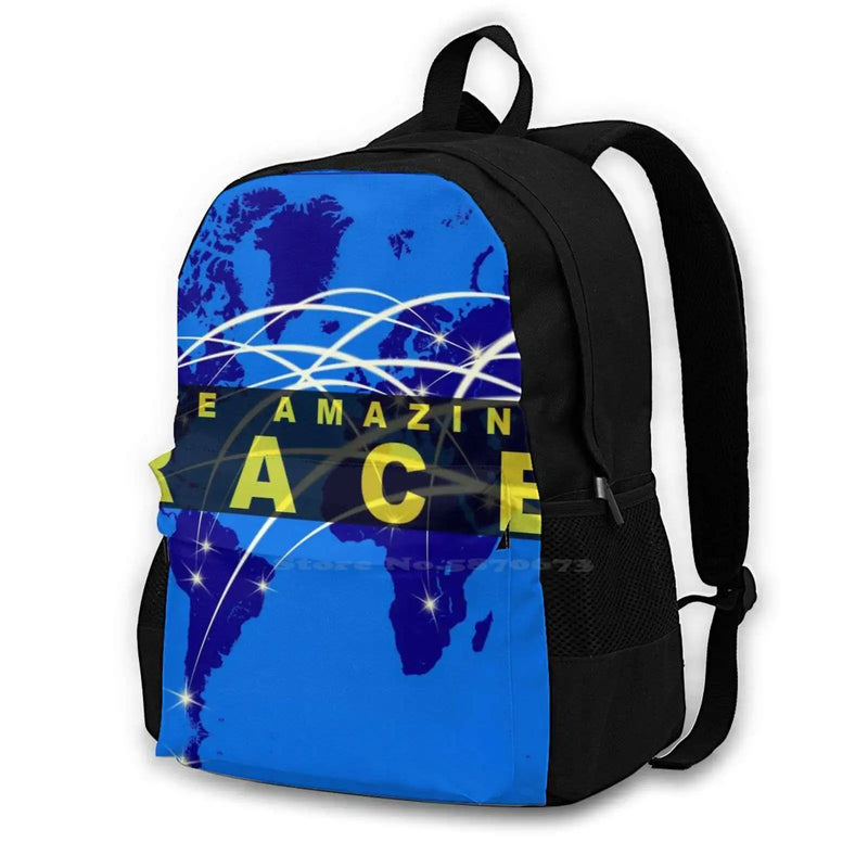 Amazing Race TV Show Graphic Laptop Travel School Bag