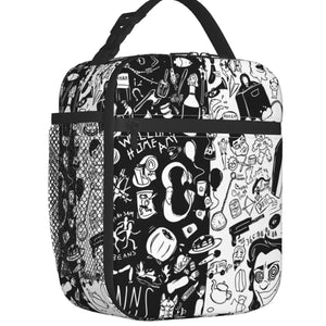 Unus Annus Memento Mori Symbol Insulated Lunch Bag