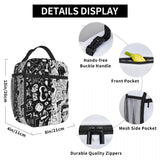 Unus Annus Memento Mori Symbol Insulated Lunch Bag