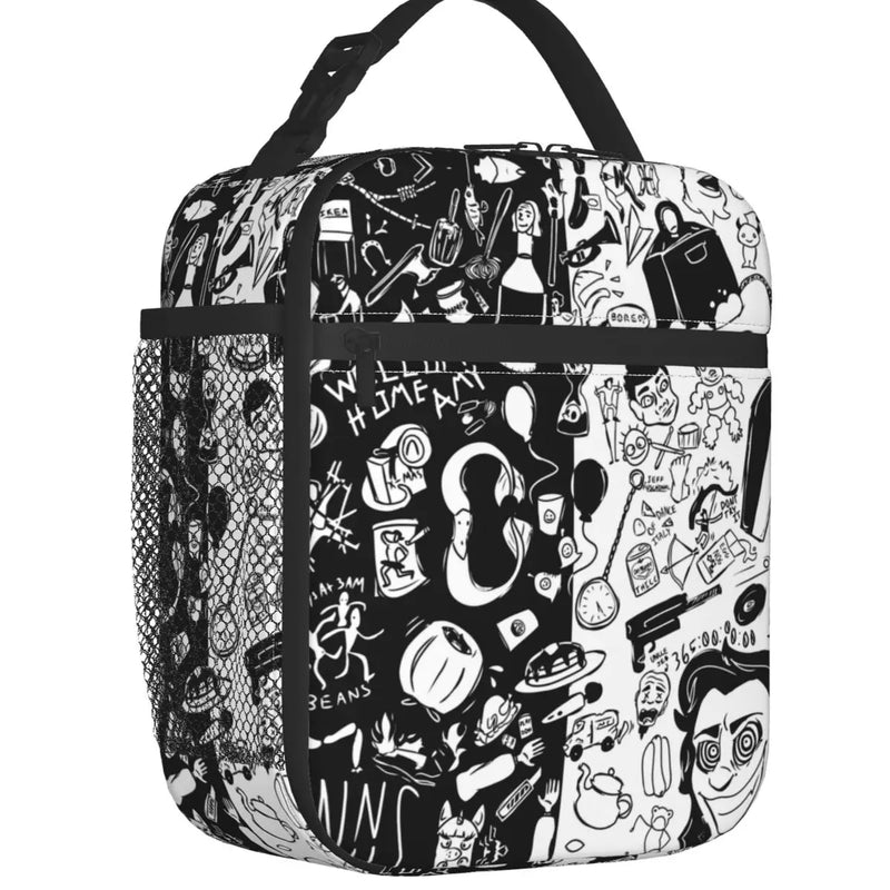 Unus Annus Memento Mori Symbol Insulated Lunch Bag