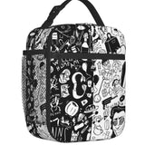 Unus Annus Memento Mori Symbol Insulated Lunch Bag