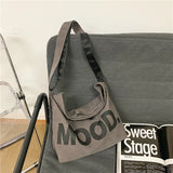 Canvas Messenger Bag Large Capacity Crossbody Bags for Women