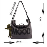Canvas Messenger Bag Large Capacity Crossbody Bags for Women