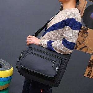 Waterproof Nylon Shoulder Bag Multi-purpose Crossbody