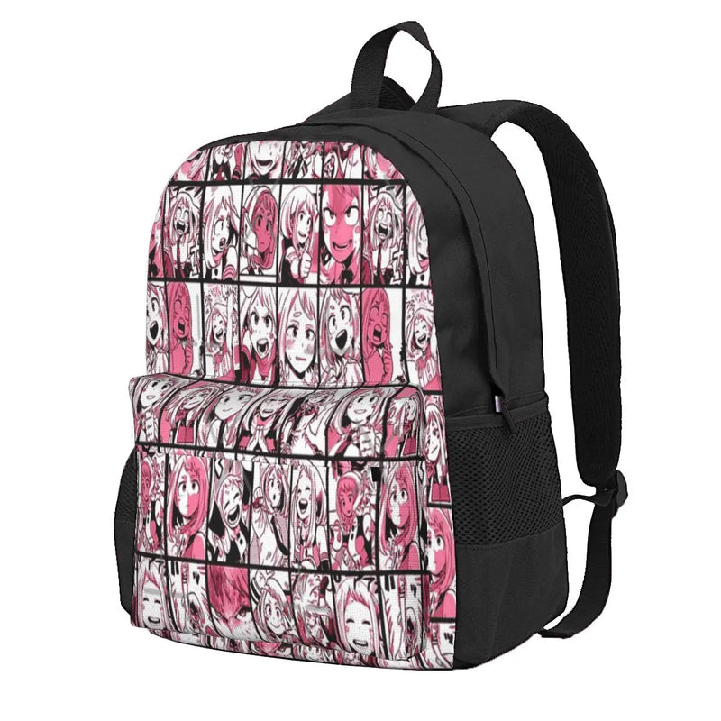Uraraka Ochako Collage Backpack School Personalised Students