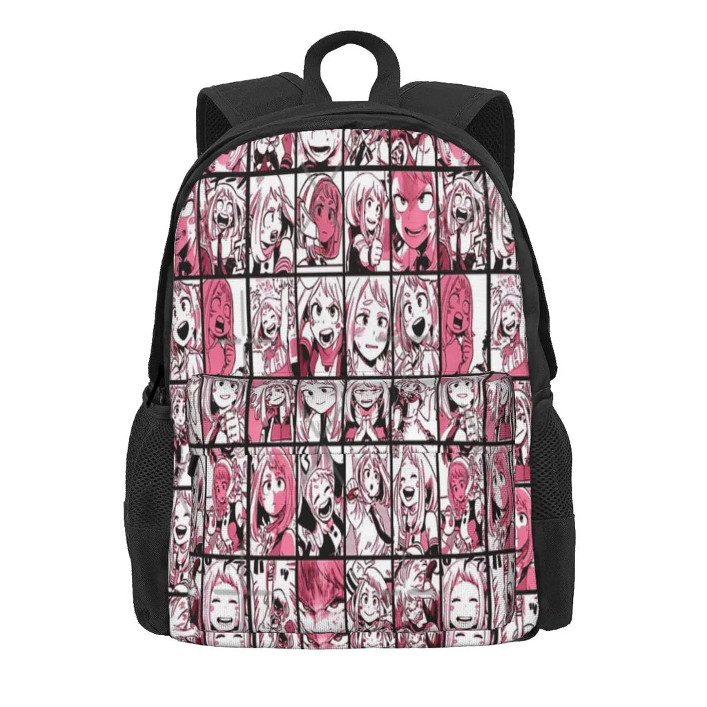 Uraraka Ochako Collage Backpack School Personalised Students