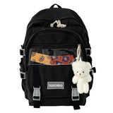 Urban School Bag Female Students Books Backpack Lightweight Nylon Cloth